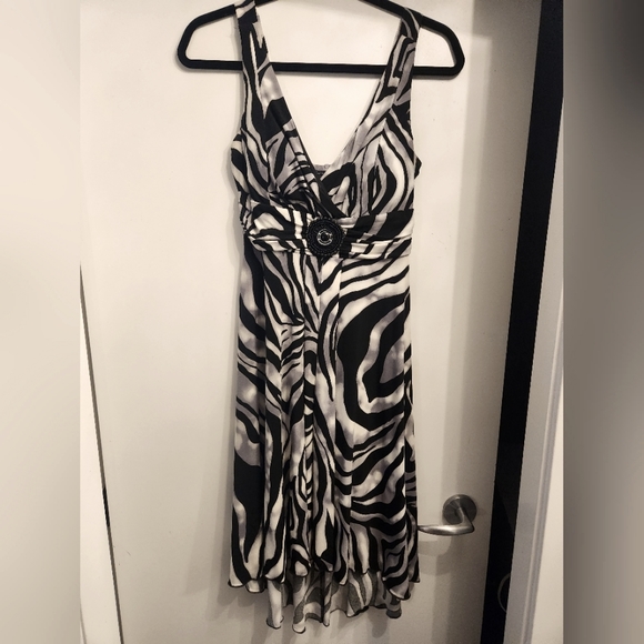 Zebra Print Tank Dress - Picture 10 of 12